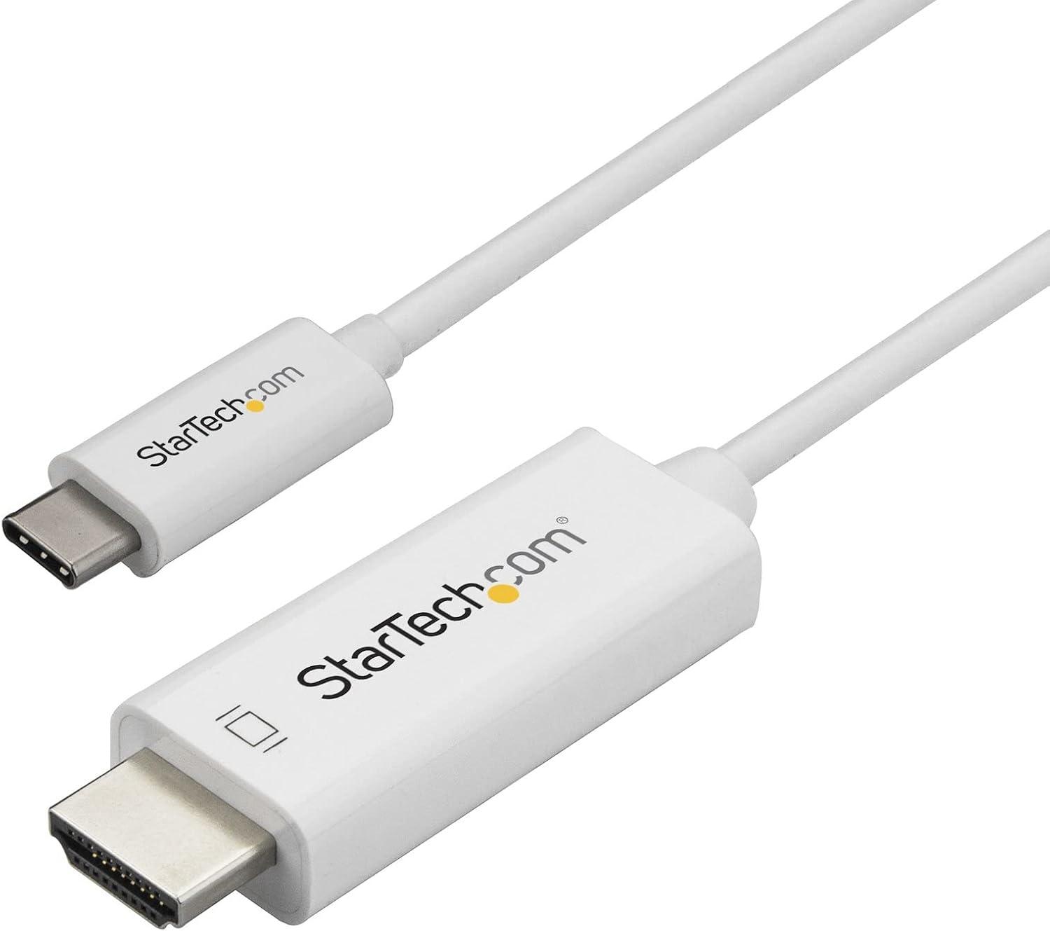 imageStarTechcom USBC to HDMI 4K 60Hz HDR10 Graphics Adapter Cable 5m Ultra HD USB TypeC to HDMI 4K 20b Graphics Converter USBC to HDMI HDR DP 14 Alt Mode HBR3 CDP2HDMM5MH2 m