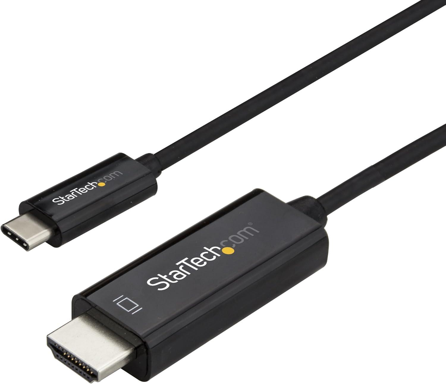 imageStarTechcom USBC to HDMI 4K 60Hz HDR10 Graphics Adapter Cable 5m Ultra HD USB TypeC to HDMI 4K 20b Graphics Converter USBC to HDMI HDR DP 14 Alt Mode HBR3 CDP2HDMM5MH2 m