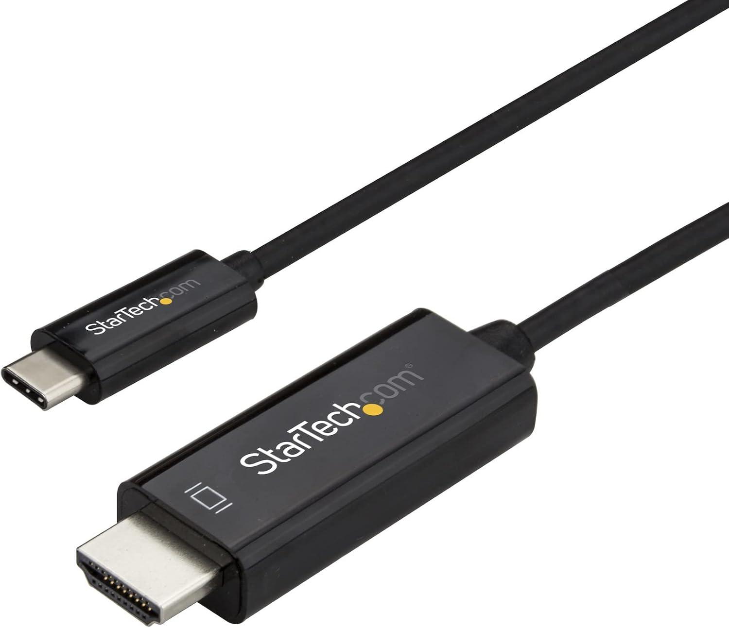 imageStarTechcom USBC to HDMI 4K 60Hz HDR10 Graphics Adapter Cable 5m Ultra HD USB TypeC to HDMI 4K 20b Graphics Converter USBC to HDMI HDR DP 14 Alt Mode HBR3 CDP2HDMM5MH1 m