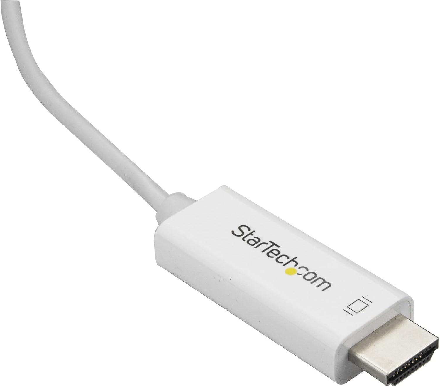 imageStarTechcom USBC to HDMI 4K 60Hz HDR10 Graphics Adapter Cable 5m Ultra HD USB TypeC to HDMI 4K 20b Graphics Converter USBC to HDMI HDR DP 14 Alt Mode HBR3 CDP2HDMM5MH2 m
