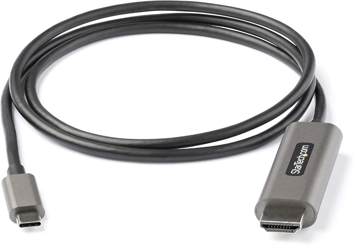 imageStarTechcom USBC to HDMI 4K 60Hz HDR10 Graphics Adapter Cable 5m Ultra HD USB TypeC to HDMI 4K 20b Graphics Converter USBC to HDMI HDR DP 14 Alt Mode HBR3 CDP2HDMM5MH1 m