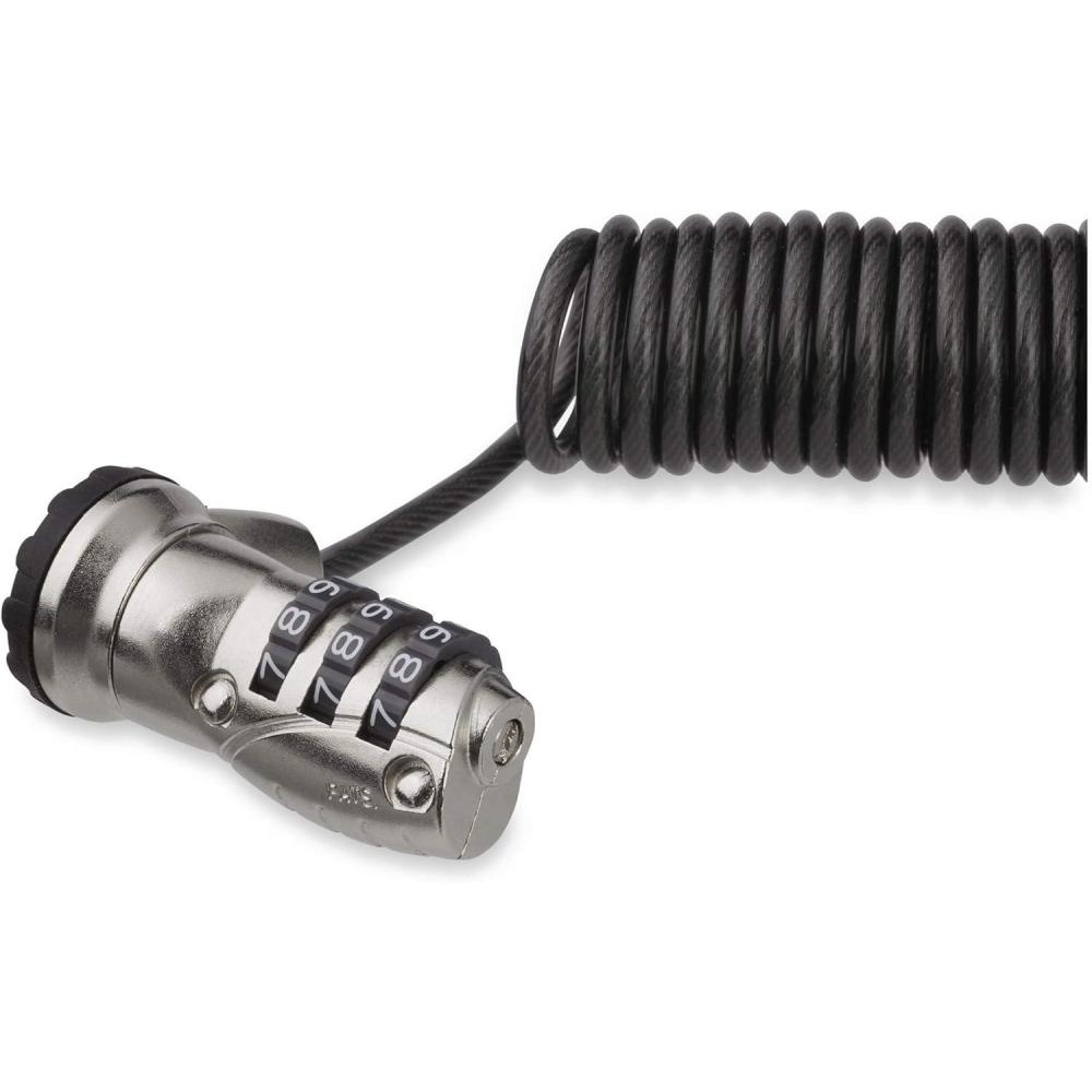 imageCble de scurit pour ordinateur portable code 3 chiffres Cble enroul 18 m Antivol LTLOCK3DCOIL203mmx127mmx432mm
