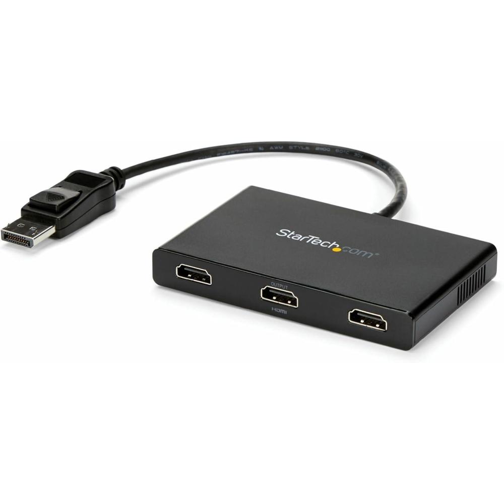 imageStarTech com DP to Dual Hdmi MST Hub Dual Hdmi 4K 60Hz W128278057 Dual Hdmi 4K 60Hz Displayport Multi Monitor Adapter with 1 Ft 30 cm Cable DP 14 Multi Stream3 x HDMI