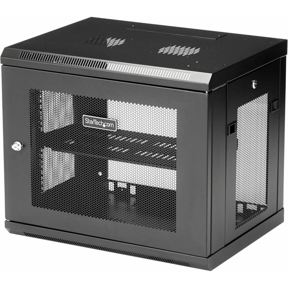 imageStarTechcom 15U 4 Post Wall Network Cabinet with 1U Shelf 19quot Wall Server Rack for IT EquipmentDataFixed Max Depth 16