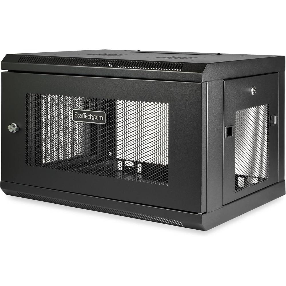 imageStarTechcom 15U 4 Post Wall Network Cabinet with 1U Shelf 19quot Wall Server Rack for IT EquipmentDataFixed Max Depth 38 cm