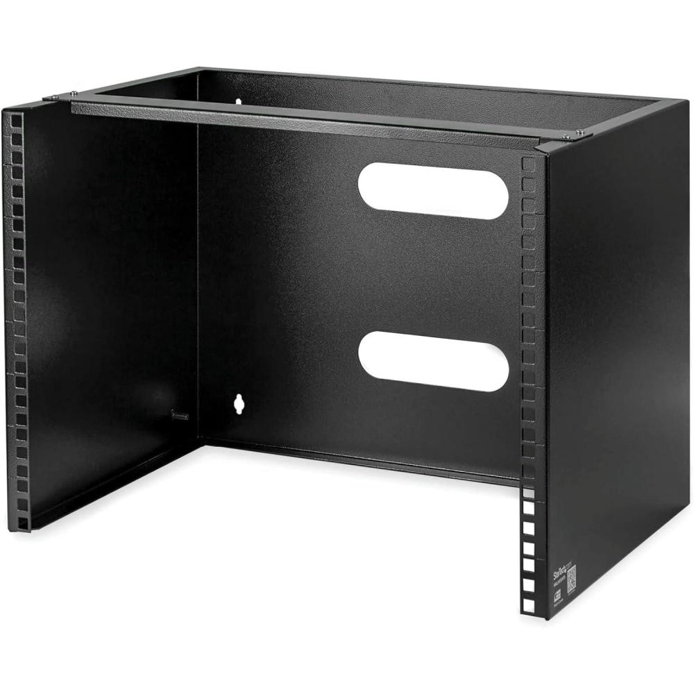 imageStarTechcom 4U 19quot Hinged Patch Panel Wall Mount Bracket Wall Rack Depth 6quot Wall Mount Equipment Rack Network Patch Panel Max 15kg WALLMOUNTH48U