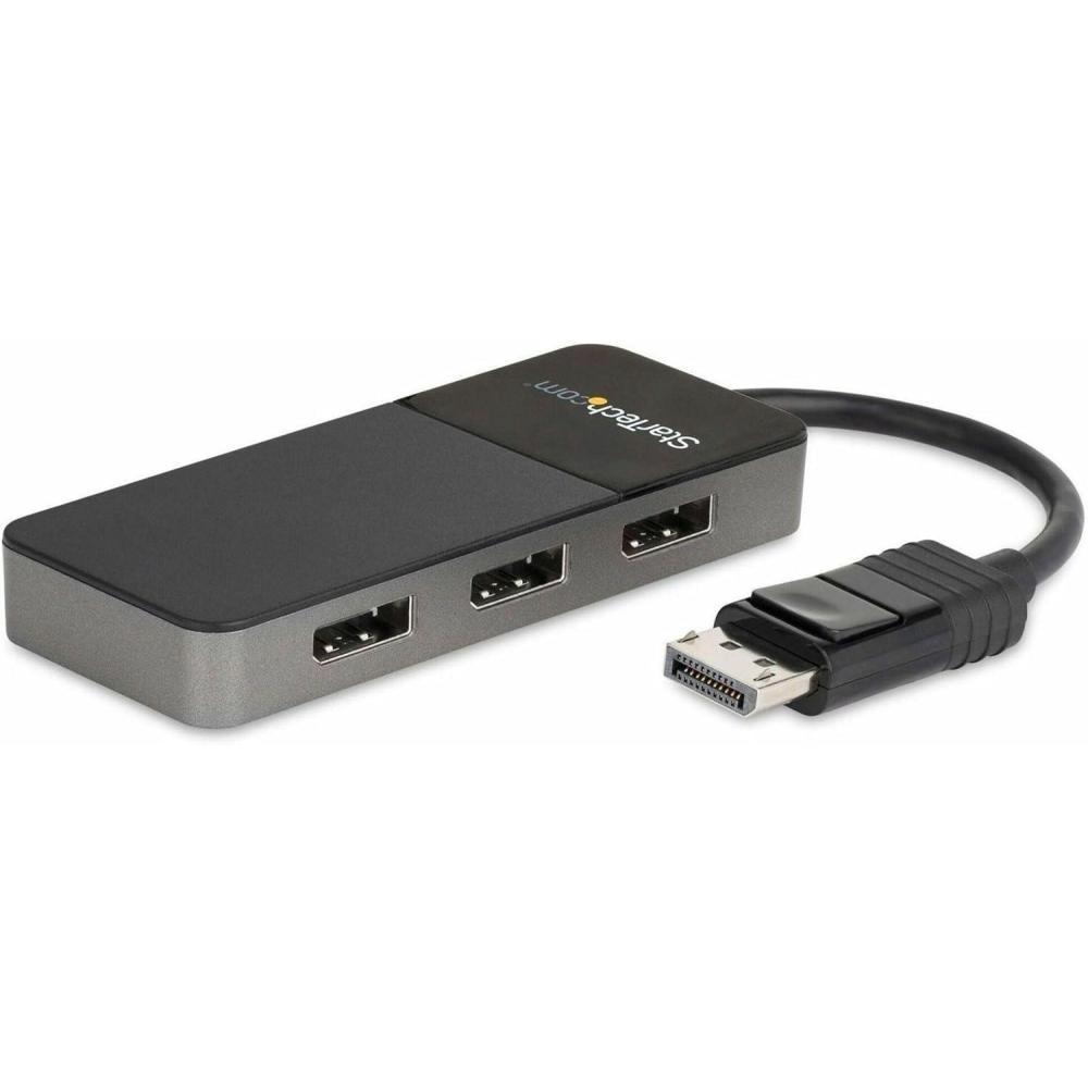 imageStarTechcom DisplayPort 14 Splitter for Two Monitors DP to 2x DP Adapter for Multiple Monitors MST Hub for PC 5K 60Hz Builtin ExtraLong Cable Windows Only MST14DP122DP3 x DP 14