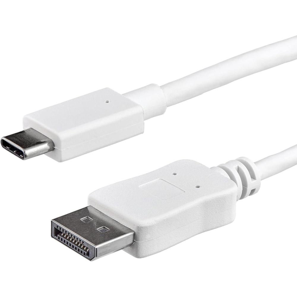 imageStarTechcom USBC to DisplayPort 12 Adapter Cable 6ft 4K 60Hz USB C to DP HBR2 Cable USB TypeC DP Alt Mode to DP Monitor Video Cable Thunderbolt 3 Black CDP2DPMM6Bwhite