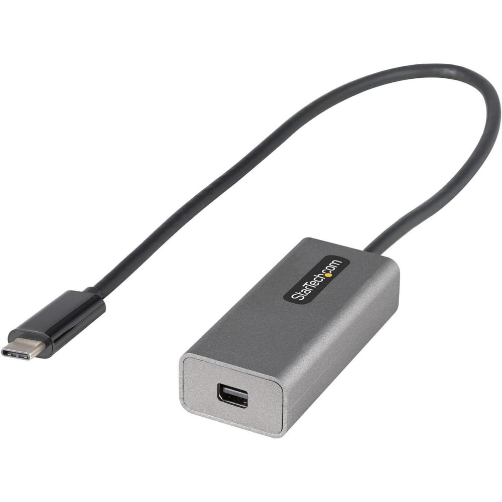 imageStarTechcom USBC to Mini DisplayPort Adapter Cable 4K 60Hz USB 31 TypeC to Mini DP Cable USB TypeC to mDP Converter White CDP2MDPgrey