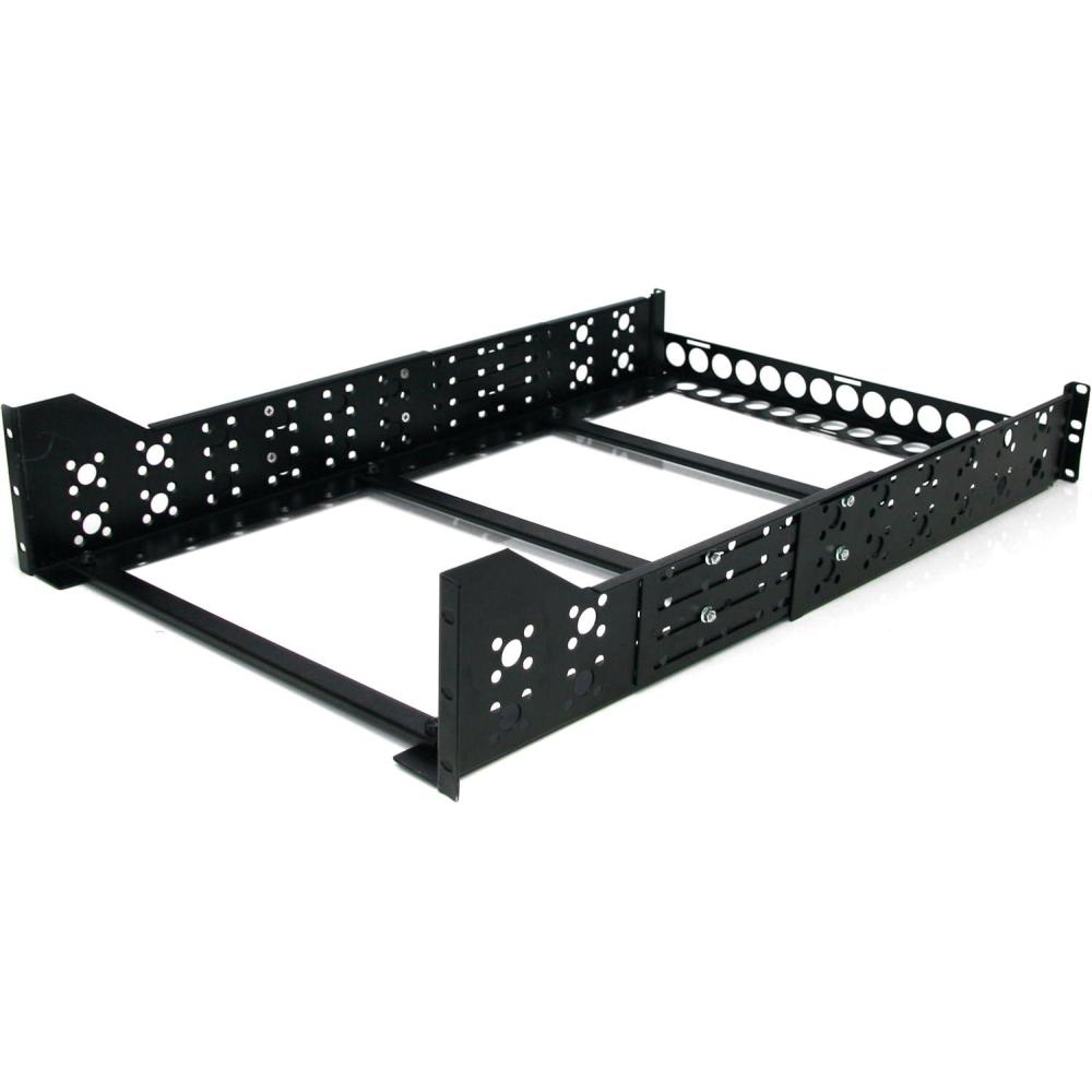 imageStarTechcom Universal 3U Server Rack Rails 19 Inch Rack Server Mounting Rails Adjustable Rack Rails for Computer BayEquipment RackServer Rack UNIRAILS3U3U