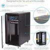 StarTech.com 12U 4-Post Server Rack Cabinet, 19&Prime; Rack Cabinet for IT/Network Equipment, with Adjustable Mounting Rails(32U)