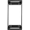 StarTech.com 15U 2-Post Wall Network Rack, 19&Prime; Open Frame Server Rack, Adjustable Depth, Wall Mounted Data Rack for IT/AV – Mounting Nuts and Screws Included (RK15WALLOA)(21U)