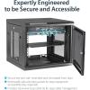 StarTech.com 15U 4 Post Wall Network Cabinet with 1U Shelf, 19&Prime; Wall Server Rack for IT Equipment/Data(Fixed / Max Depth 19&Prime;)