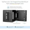 StarTech.com 15U 4 Post Wall Network Cabinet with 1U Shelf, 19&Prime; Wall Server Rack for IT Equipment/Data(Hinge / Max Depth 50.8 cm)