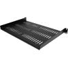 StarTech.com 1U Server Rack Shelf – Universal Ventilated Cantilever Tray for 19&Prime; Cabinet – Max 20kg – Depth 25cm(3-1U Ventilé)