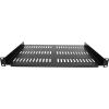 StarTech.com 1U Server Rack Shelf – Universal Ventilated Cantilever Tray for 19&Prime; Cabinet – Max 20kg – Depth 25cm(3-1U Ventilé)