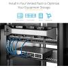 StarTech.com 1U Server Rack Shelf – Universal Ventilated Cantilever Tray for 19&Prime; Cabinet – Max 20kg – Depth 25cm(4-1U Ventilé)