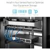 StarTech.com 2U Server Rack Shelf – Universal Vented Rack Mount Cantilever Tray for 19&Prime; Rack – Heavy Gauge Steel – Weight Capacity 23kg – Depth 40cm, Black (CABSHELFV)(559 mm)