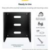 StarTech.com 4U 19&Prime; Hinged Patch Panel Wall Mount Bracket – Wall Rack – Depth 6&Prime; – Wall Mount Equipment Rack – Network Patch Panel – Max 15kg (WALLMOUNTH4)(12U)