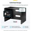 StarTech.com 4U 19&Prime; Hinged Patch Panel Wall Mount Bracket – Wall Rack – Depth 6&Prime; – Wall Mount Equipment Rack – Network Patch Panel – Max 15kg (WALLMOUNTH4)(8U)