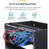 StarTech.com 4U 19&Prime; Hinged Patch Panel Wall Mount Bracket – Wall Rack – Depth 6&Prime; – Wall Mount Equipment Rack – Network Patch Panel – Max 15kg (WALLMOUNTH4)(6U)