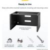StarTech.com 4U 19&Prime; Hinged Patch Panel Wall Mount Bracket – Wall Rack – Depth 6&Prime; – Wall Mount Equipment Rack – Network Patch Panel – Max 15kg (WALLMOUNTH4)(6U)