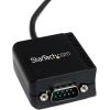 StarTech.com Adaptateur USB vers Série de 3m – COM Rétention, Câble Adaptateur/Convertisseur USB RS232, Vis/Écrous Interchangeables, USB-A vers DB9 RS232, FTDI IC, Protection ESD, Windows/macOS/Linux(921.6 Kbps | 1 Port)