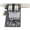 StarTech.com Carte Réseau GbE SFP à 2 Port, PCIe 2.0 x1, Intel I350-AM2, Carte Contrôleur 2X 1GbE, 1000BASE Cuivre/Fibre Optique, Carte Réseau Gigabit Ethernet NIC, Serveur/PC (P021GI-NETWORK-CARD)
