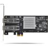 StarTech.com Carte Réseau GbE SFP à 2 Port, PCIe 2.0 x1, Intel I350-AM2, Carte Contrôleur 2X 1GbE, 1000BASE Cuivre/Fibre Optique, Carte Réseau Gigabit Ethernet NIC, Serveur/PC (P021GI-NETWORK-CARD)