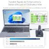 StarTech.com Duplicateur de Disque M.2 NVMe 1:1, Clonage/Copie Autonome de SSD M.2 Jusqu&rsquo;à 90Go/Min, Station d&rsquo;accueil de Disque Dur M.2 USB 3.2 20 Gbps à Deux Baies, Câbles USB-C/A Inclus