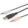 StarTech.com Switch KVM à 2 Ports avec Câble DisplayPort, 4K 60Hz – Commutateur KVM DP avec Câbles Intégrés USB-A/DP/Audio de 1,5m, Alimenté par Bus, Commutation à Distance (C2-DD46-UA2-CBL-KVM)([Sortie] 1 x DP)