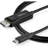 StarTech.com USB C to DisplayPort 1.2 Cable 4K 60Hz 2m Dual Directional DP to USB-C or USB-C to DP Video Adapter Cable Reversible HBR2/HDR Cable for USB Type C/TB3 Monitor (CDP2DP2MBD)(8K)