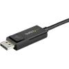 StarTech.com USB C to DisplayPort 1.2 Cable 4K 60Hz 2m Dual Directional DP to USB-C or USB-C to DP Video Adapter Cable Reversible HBR2/HDR Cable for USB Type C/TB3 Monitor (CDP2DP2MBD)(8K)