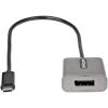 StarTech.com USB-C to DisplayPort 1.4 Adapter Cable 1m – 8K/5K/4K USB Type-C to DP 1.4 Alt Mode Video Converter Cable – HBR3/HDR/DSC – DP 60Hz Monitor Cable – Thunderbolt 3 (CDP2DP141MB)(Silver)