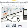 StarTech.com USB-C to Dual HDMI Adapter, USB Type-C Multi-Monitor MST Hub, Dual Display HDMI 4K 60Hz for PC Splitter, HDR, Built-in Extra-Long Cable – Windows Only (MST14CD122HD)(USB-A)