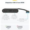 StarTech.com USB-C to Dual HDMI Adapter, USB Type-C Multi-Monitor MST Hub, Dual Display HDMI 4K 60Hz for PC Splitter, HDR, Built-in Extra-Long Cable – Windows Only (MST14CD122HD)(USB-A)