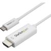 StarTech.com USB-C to HDMI 4K 60Hz HDR10 Graphics Adapter Cable 5m Ultra HD USB Type-C to HDMI 4K 2.0b Graphics Converter USB-C to HDMI HDR DP 1.4 Alt Mode HBR3 (CDP2HDMM5MH)(1 m)