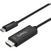 StarTech.com USB-C to HDMI 4K 60Hz HDR10 Graphics Adapter Cable 5m Ultra HD USB Type-C to HDMI 4K 2.0b Graphics Converter USB-C to HDMI HDR DP 1.4 Alt Mode HBR3 (CDP2HDMM5MH)(3 m)