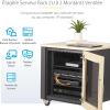 StarTech.com Étagère 2U Ventilée pour Rack Serveur, Profondeur de Montage 41,5cm, Plateau pour Rack/Armoire 19&Prime;, Max. 20kg(315 mm)