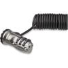 Câble de sécurité pour ordinateur portable à code 3 chiffres – Câble enroulé 1,8 m – Antivol (LTLOCK3DCOIL)(20.3mmx12.7mmx43.2mm)