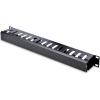 StarTech.com 1U Rack Cable Management Panel Horizontal Cable Trunking with Cover – Server Rack Cable Duct – Rack Cable Organizer/Manager (CMDUCT1UX)(1U)