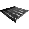 StarTech.com 1U Server Rack Shelf – Universal Ventilated Cantilever Tray for 19&Prime; Cabinet – Max 20kg – Depth 25cm(5-1U Ventilé)