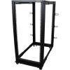 StarTech.com 42U 4 Post Mobile Server Rack, 19&Prime; Network Rack, Adjustable Depth Rolling Rack for PC/AV/Data/IT – Casters, Leveling Feet or Floor Mount (4POSTRACK42)(25U)