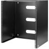 StarTech.com 4U 19&Prime; Hinged Patch Panel Wall Mount Bracket – Wall Rack – Depth 6&Prime; – Wall Mount Equipment Rack – Network Patch Panel – Max 15kg (WALLMOUNTH4)(12U)