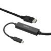 StarTech.com USB-C to DisplayPort 1.2 Adapter Cable 6ft 4K 60Hz USB C to DP HBR2 Cable USB Type-C DP Alt Mode to DP Monitor Video Cable Thunderbolt 3 Black (CDP2DPMM6B)(Black)