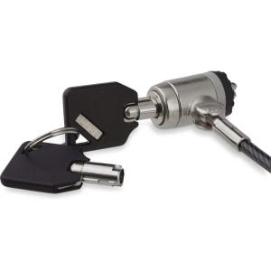 Câble de sécurité à clé pour ordinateur portable avec bouton de verrouillage – Antivol PC en acier – 2 m (LTLOCKKEY)