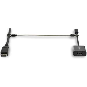 Câble de sécurité réglable pour adaptateurs et câbles – Pack de 20 – Gaine thermorétrécissable – en Acier (CONNLOCKPK20)(Lot de 20)