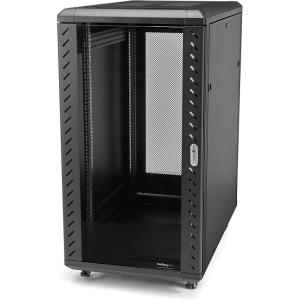 StarTech.com 12U 4-Post Server Rack Cabinet, 19&Prime; Rack Cabinet for IT/Network Equipment, with Adjustable Mounting Rails(18U)