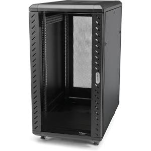 StarTech.com 12U 4-Post Server Rack Cabinet, 19&Prime; Rack Cabinet for IT/Network Equipment, with Adjustable Mounting Rails(22U)