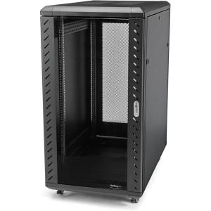 StarTech.com 12U 4-Post Server Rack Cabinet, 19&Prime; Rack Cabinet for IT/Network Equipment, with Adjustable Mounting Rails(32U)